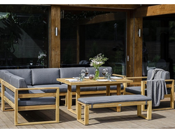 Лаунж-зона Booka из массива акации