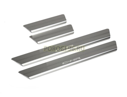 Накладки на пороги для Toyota C-HR 2018-