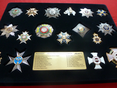 Коллекция "Ордена иностранных государств" в планшете! Часть 2-я. Муляжи.