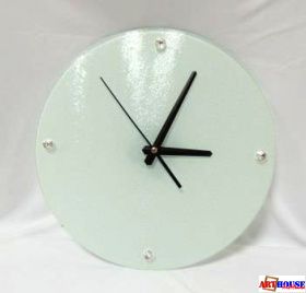Стеклянные часы круглые BL-15 300х300х5мм