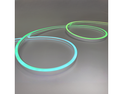 Неон S-образный RGB 24В, 10x18 мм, белый корпус