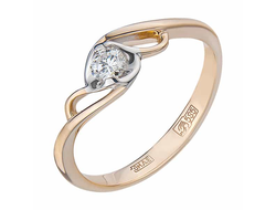 Кольцо с бриллиантом для предложения арт. 910331.