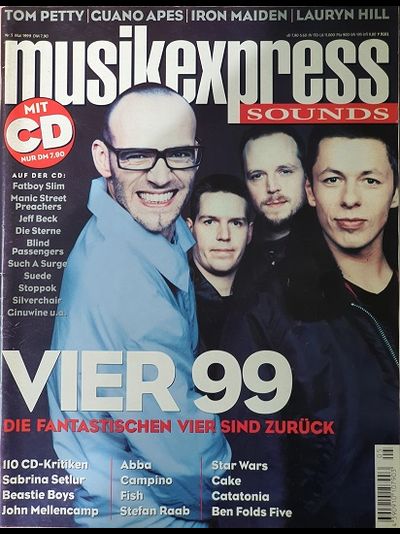 Musikexpress Sounds Magazine Januar 2000 Beastie Boys, Иностранные музыкальные журналы, Intpressshop