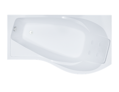 Акриловая ванна Triton Мишель Левая,180х96x64 см