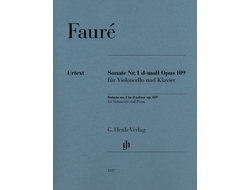 Fauré. Sonate d-Moll Nr.1 op.109 für Violoncello und Klavier