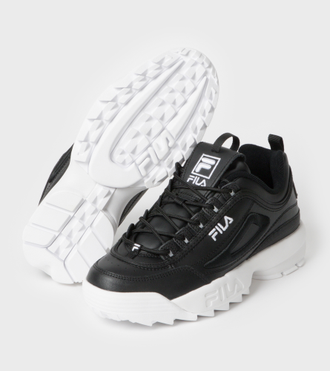 Кроссовки FILA DISRUPTOR Черные женские (36-41)