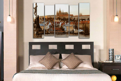 Модульная картина "Столица Чехии"