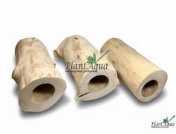 SwetAqua Driftwood Tube M - Трубка глухая из натурального дерева для сомов, 110 мм