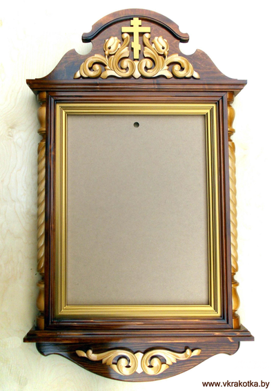 Киот, резьба по дереву