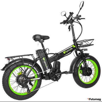 Электровелосипед SYCCYBA H1 (F10) зеленый