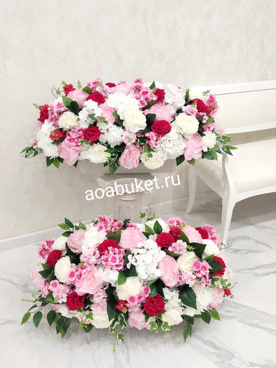 Композиция из искусственных цветов Монте-Карло № ОС018