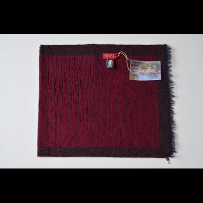 Итальянский шарф Vizio Италия 6202 SS бордовый