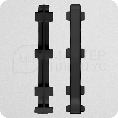 Соединительный элемент ПВХ Лука КПл 80-1 Черный