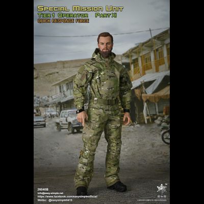 БОЕЦ СИЛ СПЕЦИАЛЬНЫХ ОПЕРАЦИЙ США - Коллекционная ФИГУРКА 1/6 scale SMU Tier 1 Operator Part XI Quick Response Force (26040B) - Easy&amp;Simple