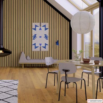 Паркетная доска PolarWood Дуб Premium Noble Brown купить в интернет-магазине mirovoy-parquet.ru