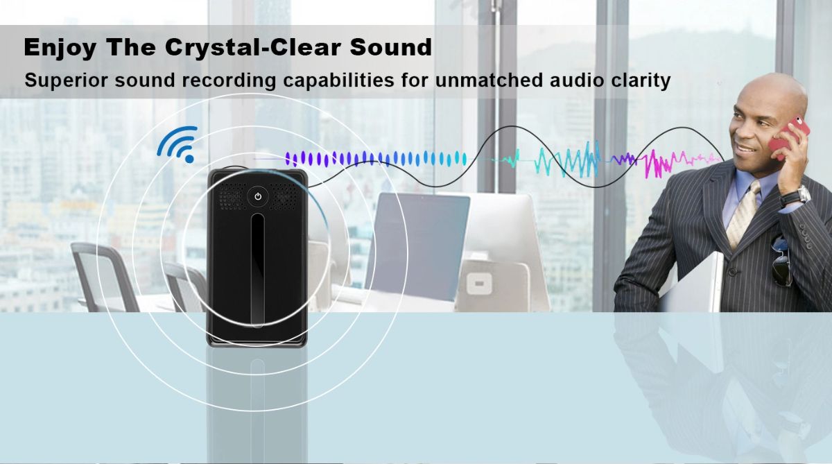 DE/AR2 Wi-Fi аудио диктофон, встроенный регистратор, доступ с мобильного (CamSC Pro),