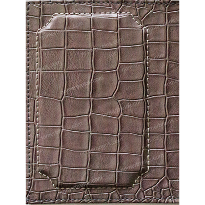 «КРОКОДИЛ» КОЖАНАЯ ОБЛОЖКА ДЛЯ АВТОДОКУМЕНТОВ В КОМПЛЕКТЕ С ЛИНЗАМИ. ЦВЕТ: ТЁМНО-СЕРЫЙ.