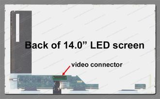 LED LCD матрица (экран) ЖК-панель для ноутбука 40 pin 14&quot; (1366x768) +77013380038, +77071130025