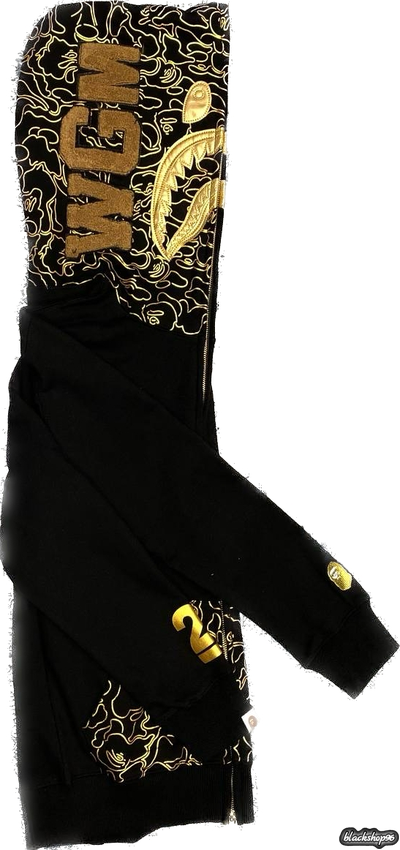 Толстовка Bape Full Zip Shark Gold (S, M, L, XL, 2XL)