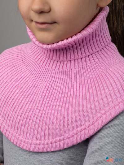 Манишка  21-32, цвет ярко-розовый р. 1( универсальный от 1 года)