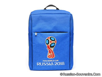 Рюкзак Fifa 2018 синий с символикой Чемпионата мира по футболу Фифа World Cup Russia 2018 купить