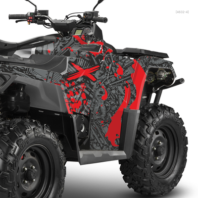 Наклейки на квадроцикл Aodes Pathcross 1000 mud pro - 2021 2022 2023 2024 №4632-4