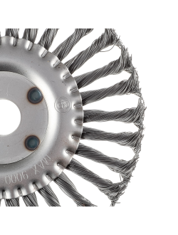 ЕРМАК Щетка металл. для УШМ175мм/22мм, крученая, дисковая