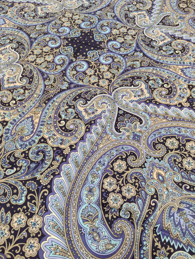 Павловопосадский платок Огненный танец 1963-2