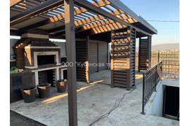 Строительство беседок (работа + материал)