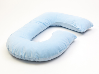 Подушка для беременных и кормления формы G с наволочкой на молнии