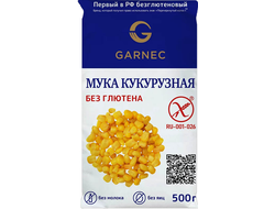 Мука кукурузная без глютена, 500г (Гарнец)