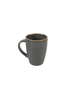 Кружка 250 мл фарфор цвет тёмно-серый