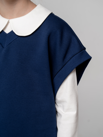 Жилетка трикотажная оверсайз