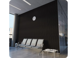 Декоративная стеновая панель Grace 3D RAIL Венге