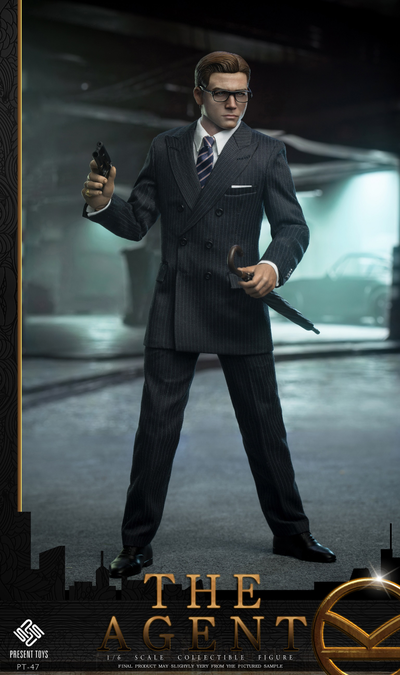 Гэри "Эггси" Анвин (Kingsman: Секретная служба) - Коллекционная ФИГУРКА 1/6 The Agent (PT-sp47) - PRESENT TOYS