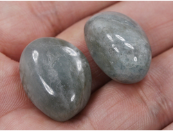 Берилл голубой (Аквамарин), галтовка в ассортименте, Бразилия (21-23 мм, 5-6 г) №27021