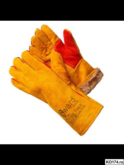 краги спилковые утепленные