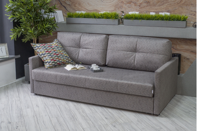 ДВУСПАЛЬНЫЙ КОМПАКТНЫЙ ПРУЖИННЫЙ ДИВАН-КРОВАТЬ МАДРИД, ПРОЧНЫЙ, СО СПАЛЬНЫМ МЕСТОМ И МЕХАНИЗМОМ ПАНТОГРАФ НЕДОРОГО