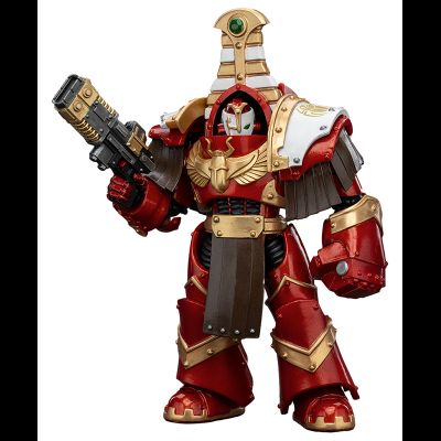 Терминатор кабала Сехмет Тысячи Сынов (Warhammer Horus Heresy) - КОЛЛЕКЦИОННАЯ ФИГУРКА 1/18 Thousand Sons Sekhmet Volkite Charger And Power Fist (JT8612) - JOYTOY