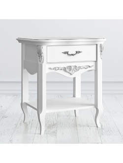 ПРИКРОВАТНАЯ ТУМБА 1 ЯЩИК SILVERY ROME (L60*P48*H68) S149-K00-S