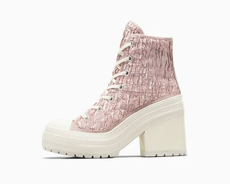 Converse Chuck 70 De Luxe Heel Satin Chaotic Pink