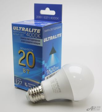 ЛАМПА СВЕТОДИОДНАЯ ULTRALITE 20Вт Е27