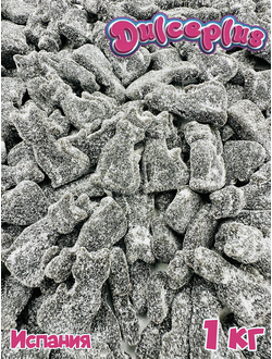 Жевательный мармелад Лакричные кошки/1кг