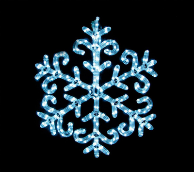 Световая фигура "Снежинка" 60*60 см купить в Казани.