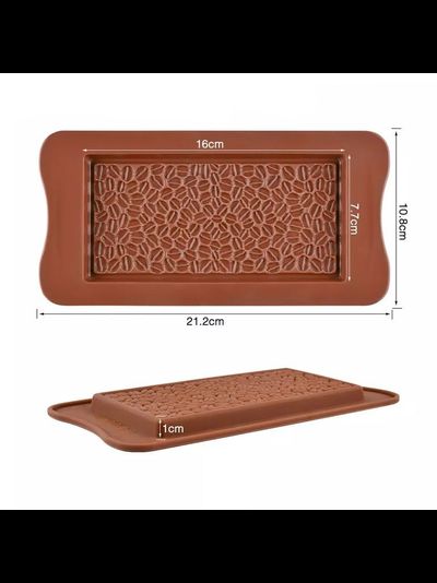 Силиконовая форма для шоколада "Кофе" 21,2*10,8 см