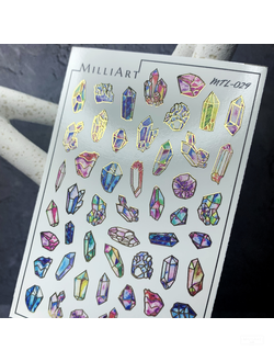 Слайдер-дизайн MilliArt Nails Металл MTL-029