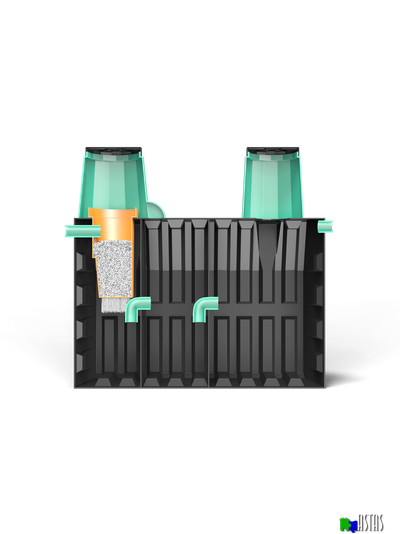 Септик «ТЕРМИТ-3,5Ф» 3,5 м3 на 5-7 чел.