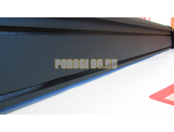 Пороги подножки "Luxe Black" 1850 мм для Geely OKAVANGO I 2023-2025