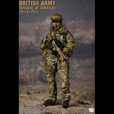 Боец бригады гуркхов Британской армии - Коллекционная ФИГУРКА 1/6 British Army Brigade of Gurkhas Deluxe Pack (26068) - Easy&amp;Simple