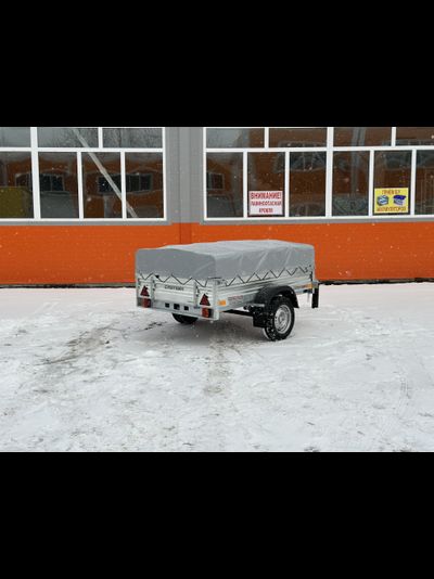 Прицеп «Спутник Expert» (2000х1300х480) увеличенный борт, оцинкованная рама, без подрамника ХИТ ПРОДАЖ!!!